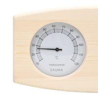 Set Timer Igrotermografo e Clessidra Sauna 2 in 1 Massello Pino 51686