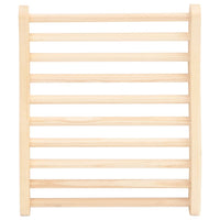 Schienale a Forma di S per Sauna in Legno Massello di Pino 51691