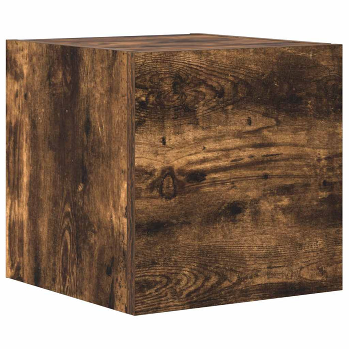 Set Mobili Porta TV 3 pz-Set di 3 Credenza per TV Rovere Fumo in Legno Multistrato 470009