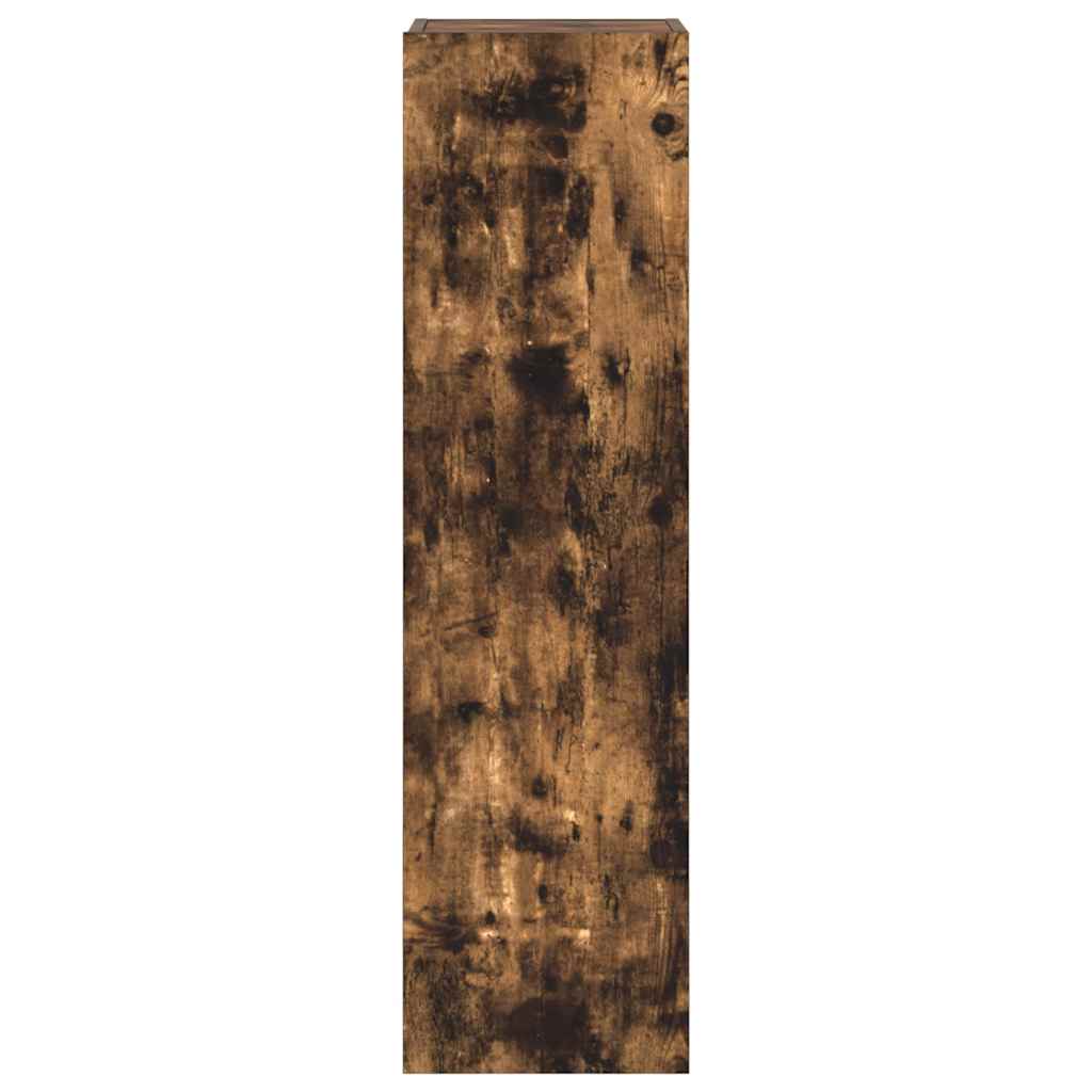 Set Mobili Porta TV 3 pz-Set di 3 Credenza per TV Rovere Fumo in Legno Multistrato 470009