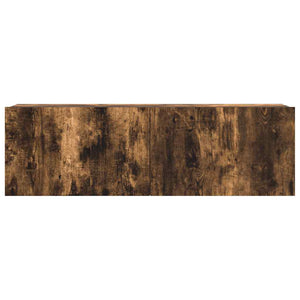 Set Mobili Porta TV 3 pz-Set di 3 Credenza per TV Rovere Fumo in Legno Multistrato 470009