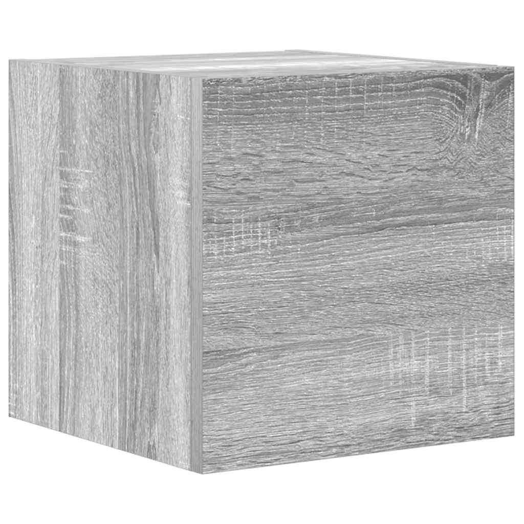 Set Mobili Porta TV 3 pz-Set di 3 Credenza per TV Grigio Sonoma in Legno Multistrato 447180