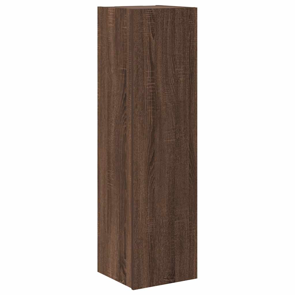 Set Mobili Porta TV 3 pz Rovere Marrone in Legno Multistrato 3120229