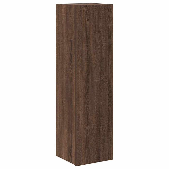 Set Mobili Porta TV 3 pz Rovere Marrone in Legno Multistrato 3120229