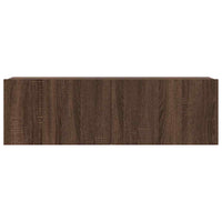 Set Mobili Porta TV 3 pz Rovere Marrone in Legno Multistrato 3120229