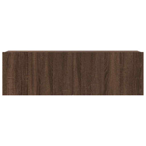 Set Mobili Porta TV 3 pz Rovere Marrone in Legno Multistrato 3120229