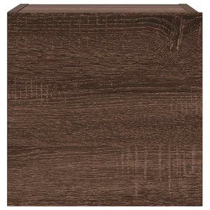 Set Mobili Porta TV 3 pz Rovere Marrone in Legno Multistrato 3120229