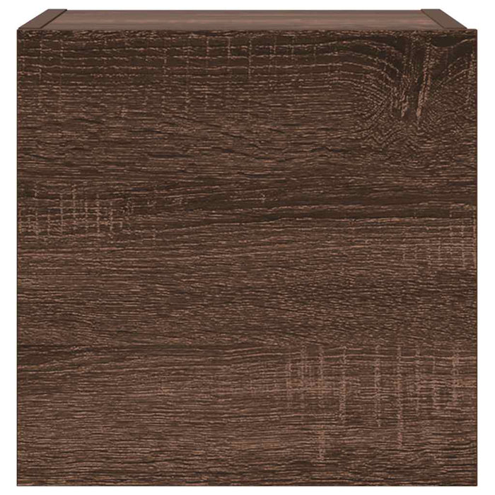 Set Mobili Porta TV 3 pz Rovere Marrone in Legno Multistrato 3120229