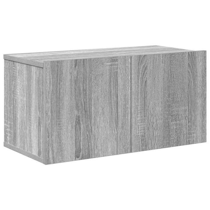 Set Mobili Porta TV 10 pz-Set di 10 Credenza per TV Grigio Sonoma in Legno Multistrato