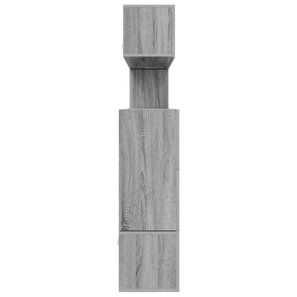 Set Mobili Porta TV 10 pz Grigio Sonoma in Legno Multistrato 3120306