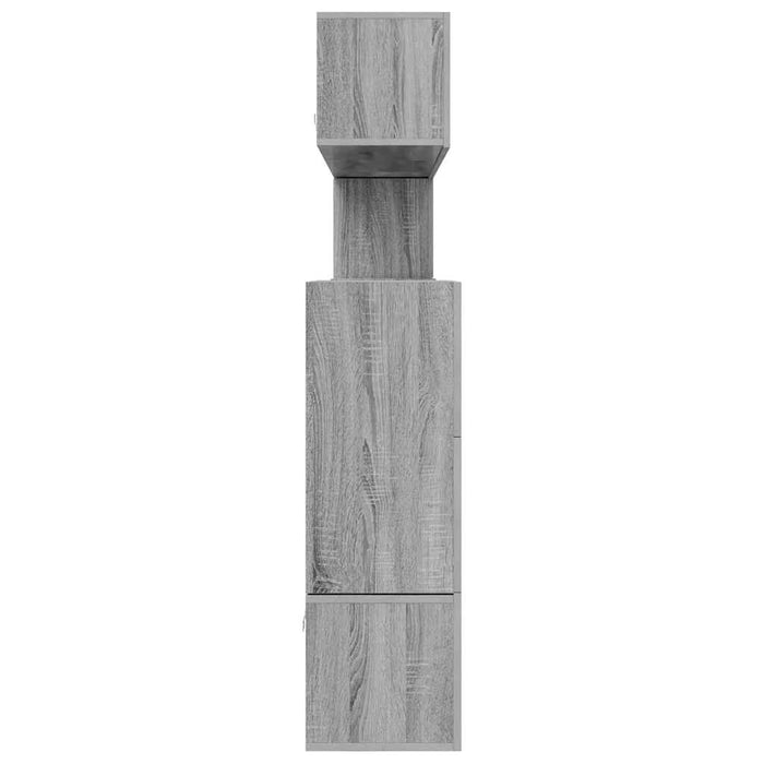 Set Mobili Porta TV 10 pz Grigio Sonoma in Legno Multistrato 3120306