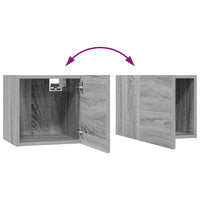 Set Mobili Porta TV 10 pz Grigio Sonoma in Legno Multistrato 3120306