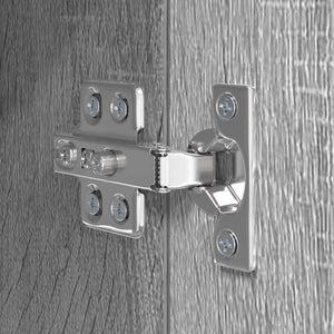 Set Mobili Porta TV 10 pz Grigio Sonoma in Legno Multistrato 3120306