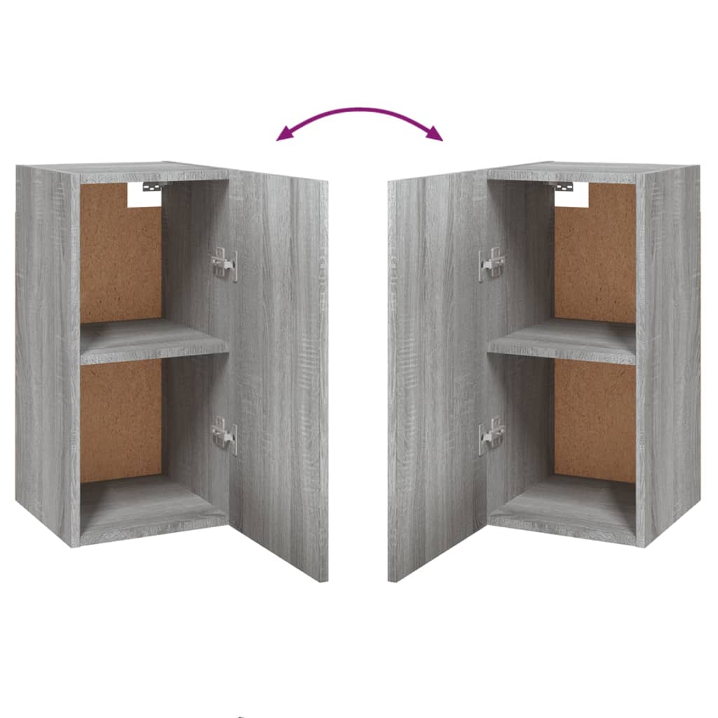 Set di Mobili Porta TV 7 pz Grigio Sonoma in Legno Multistrato cod mxl 26359