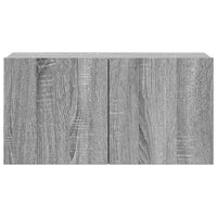 Set di Mobili Porta TV 4 pz Grigio Sonoma in Legno Multistrato 3120318