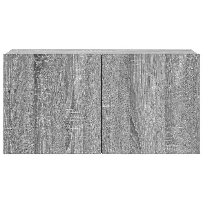 Set di Mobili Porta TV 4 pz Grigio Sonoma in Legno Multistrato 3120318