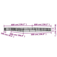 Box per cani 24 pannelli 100 x 50 cm acciaio verniciato a polvere nera 02_0043621