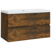 Mobile lavabo con vasca integrata 80 x 38,5 x 45 cm multistrato marrone 02_0006867