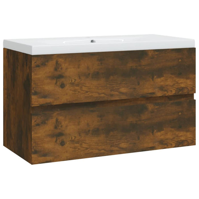 Mobile lavabo con vasca integrata 80 x 38,5 x 45 cm multistrato marrone 02_0006867