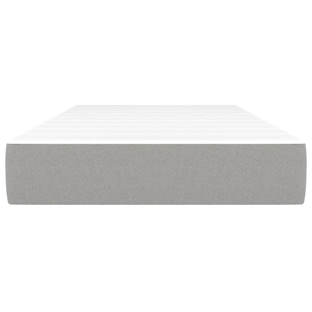 Materasso a Molle Insacchettate Grigio Chiaro 80x200x20 cm 347674