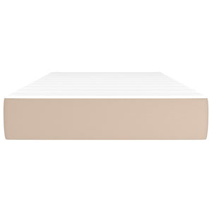 Materasso a Molle Cappuccino 80x200x20 cm in Similpelle 347687