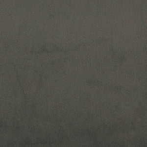 Materasso a Molle Grigio Scuro 80x200x20 cm in Velluto