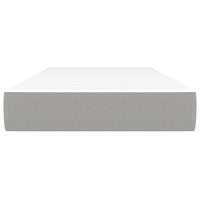 Materasso a Molle Insacchettate Grigio Chiaro 90x190x20 cm 347694