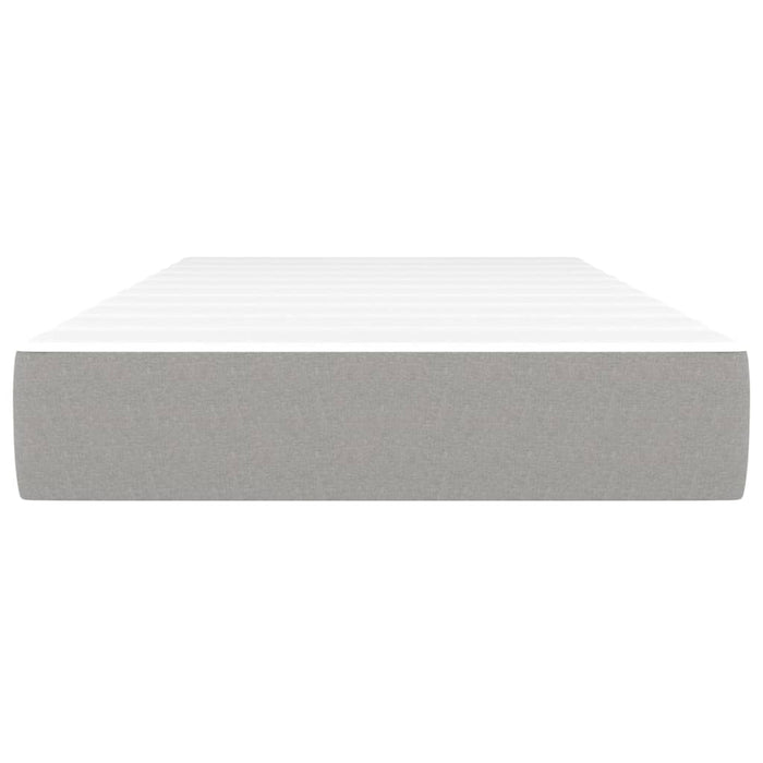 Materasso a Molle Insacchettate Grigio Chiaro 90x190x20 cm 347694