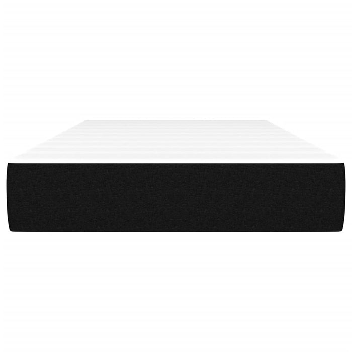 Materasso a Molle Insacchettate Nero 90x190x20 cm in Tessuto