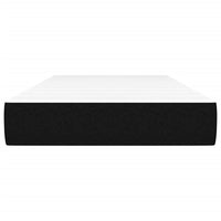 Materasso a Molle Insacchettate Nero 90x190x20 cm in Tessuto 347696