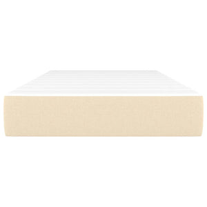 Materasso a Molle Insacchettate Crema 90x190x20 cm in Tessuto 347699