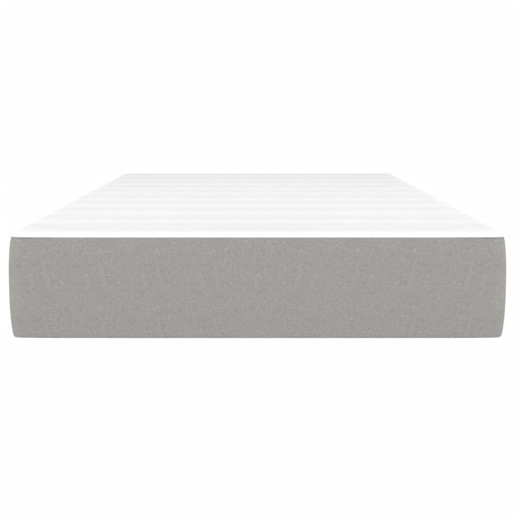 Materasso a Molle Insacchettate Grigio Chiaro 90x200x20 cm 347714