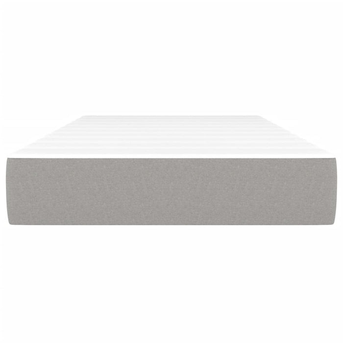 Materasso a Molle Insacchettate Grigio Chiaro 90x200x20 cm 347714