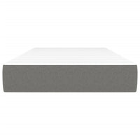 Materasso a Molle Insacchettate Grigio Scuro 90x200x20 cm 347715