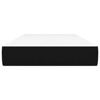 Materasso a Molle Insacchettate Nero 90x200x20 cm in Tessuto 347716