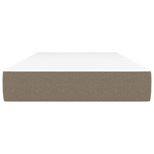 Materasso a Molle Insacchettate Grigio Tortora 90x200x20 cm 347718