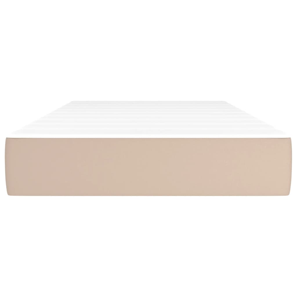 Materasso a Molle Cappuccino 100x200x20 cm in Similpelle 347747
