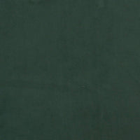 Materasso a Molle Verde Scuro 100x200x20 cm in Velluto 347751