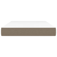 Materasso a Molle Insacchettate Grigio Tortora 120x200x20 cm