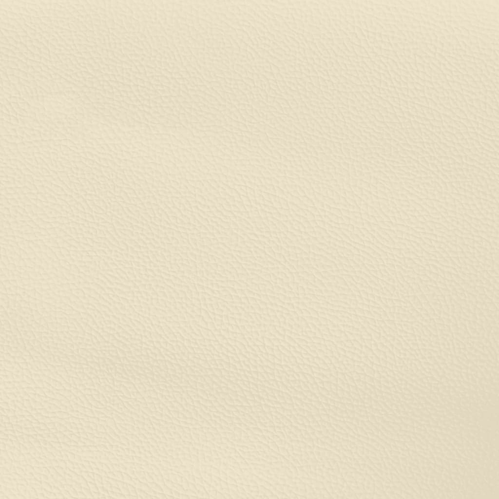 Materasso a Molle Crema 120x200x20 cm in Similpelle