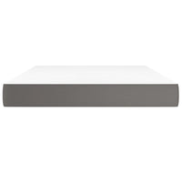 Materasso a Molle Grigio 140x190x20 cm in Similpelle cod mxl 41121