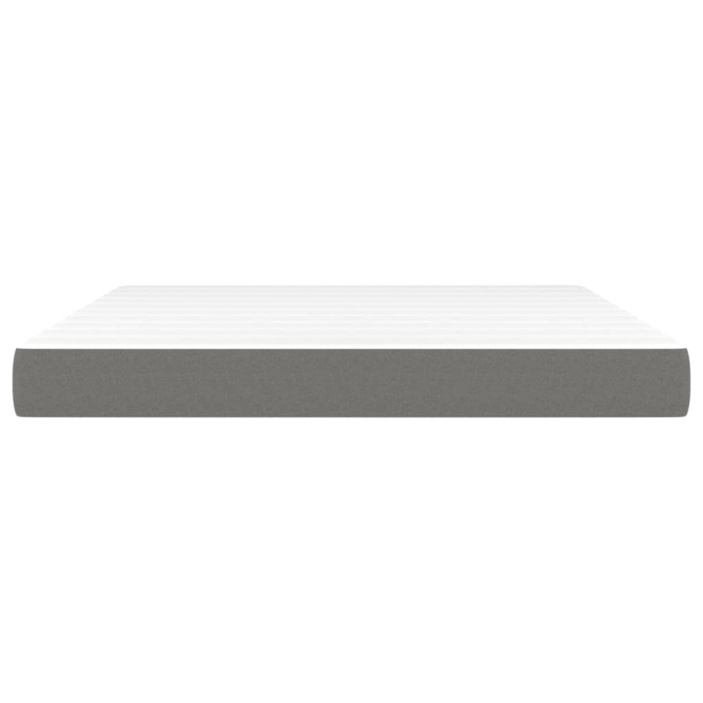 Materasso a Molle Insacchettate Grigio Scuro 160x200x20 cm 347815