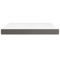 Materasso a Molle Grigio 160x200x20 cm in Similpelle 347826