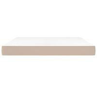 Materasso a Molle Cappuccino 160x200x20 cm in Similpelle 347827