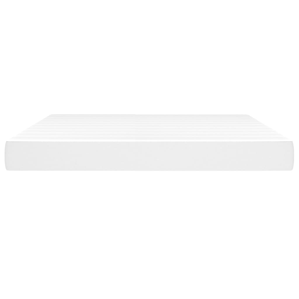 Materasso a Molle Bianco 180x200x20 cm in Similpelle