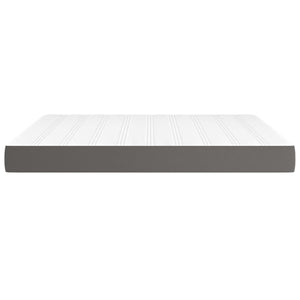 Materasso a Molle Grigio 180x200x20 cm in Similpelle 347846