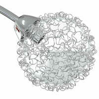 Lampada da Soffitto con Paralumi in Rete per 4 Luci LED G9 cod mxl 62486