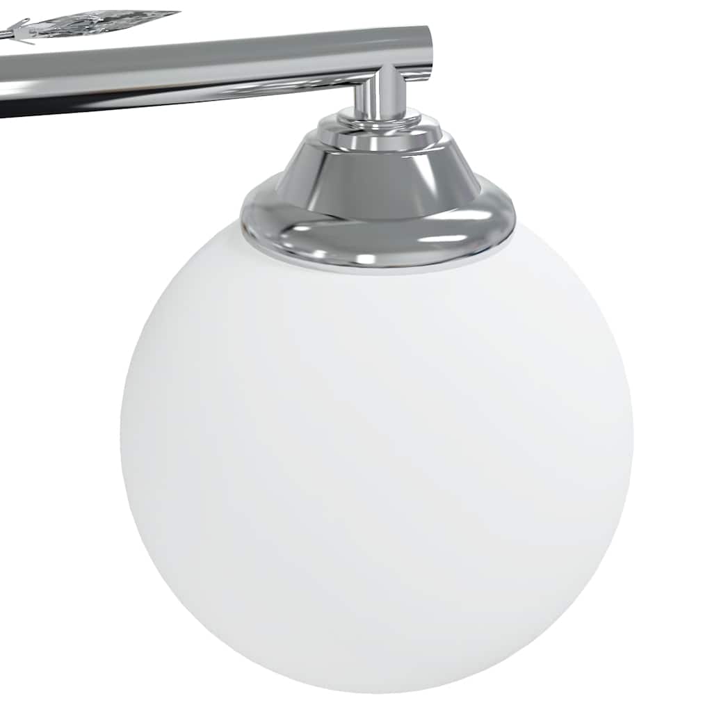 Lampada Soffitto con Paralumi Tondi in Vetro per 4 Luci LED G9 cod mxl 64482