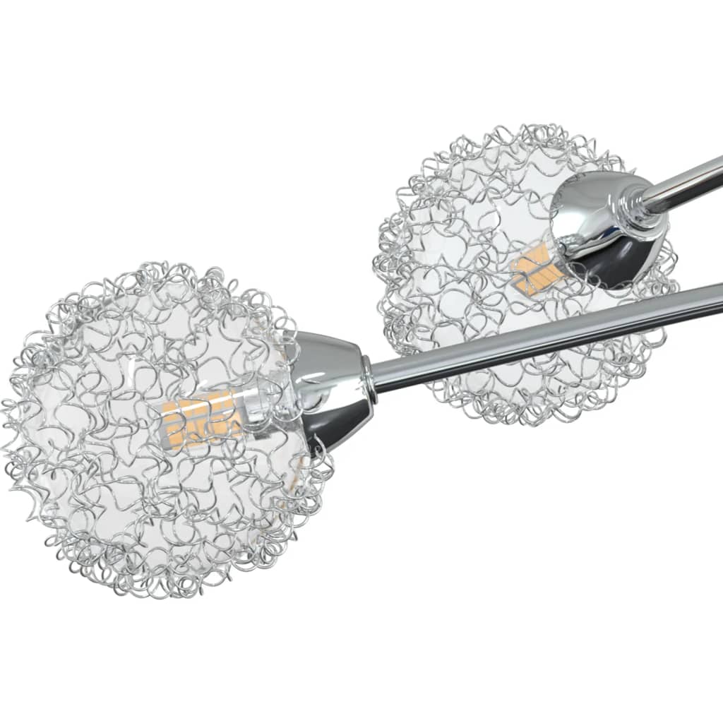 Lampada da Soffitto con Paralumi in Rete per 5 Luci LED G9 337909