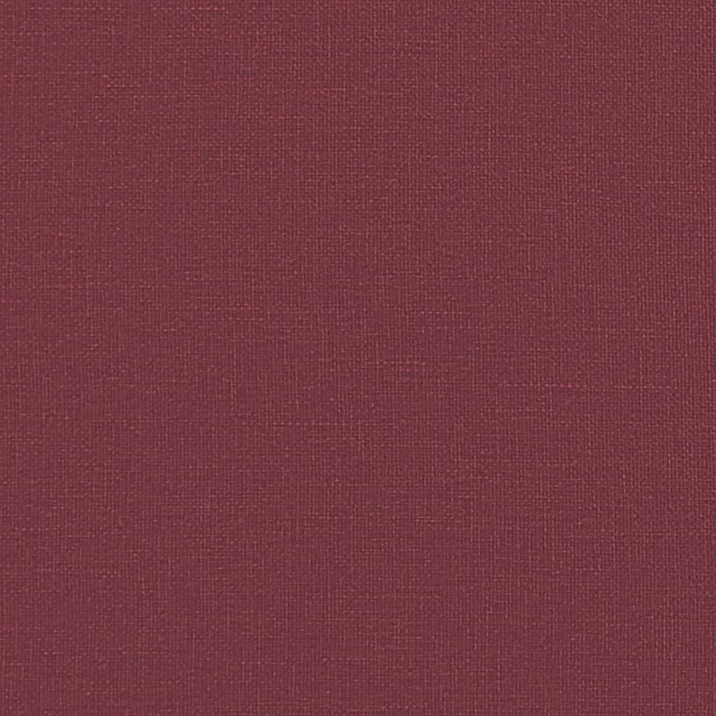 Poltrona Massaggiante Elettrica Rosso Vino in Tessuto 348290